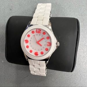 Marc Jacobs MBM2588 Pelly 36mm Women's White Stainless Steel and Silicone Watch